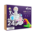 Set with air clay KIDS LINE 24 White & pastel