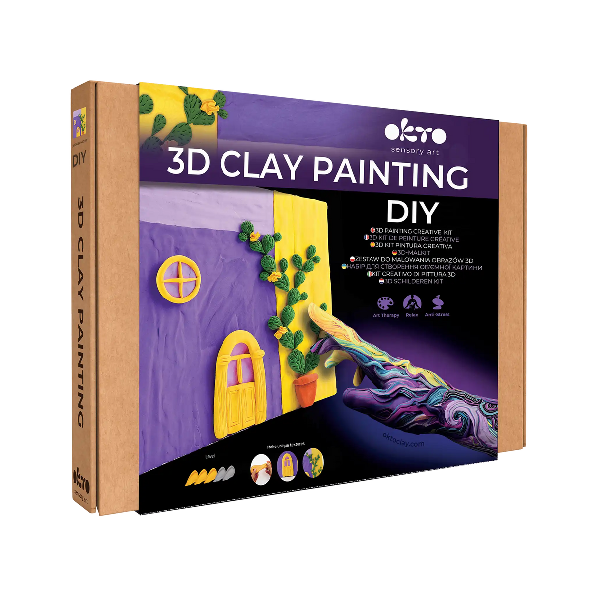 Zestaw do modelowania 3D z masy plastycznej "Lavender Midday" OKTO 10065