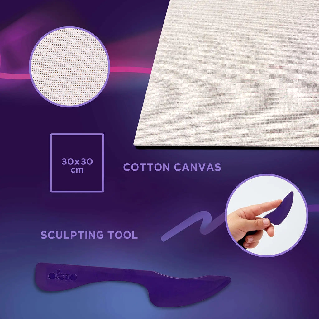 Zestaw do modelowania 3D z masy plastycznej "Lavender Midday" OKTO 10065