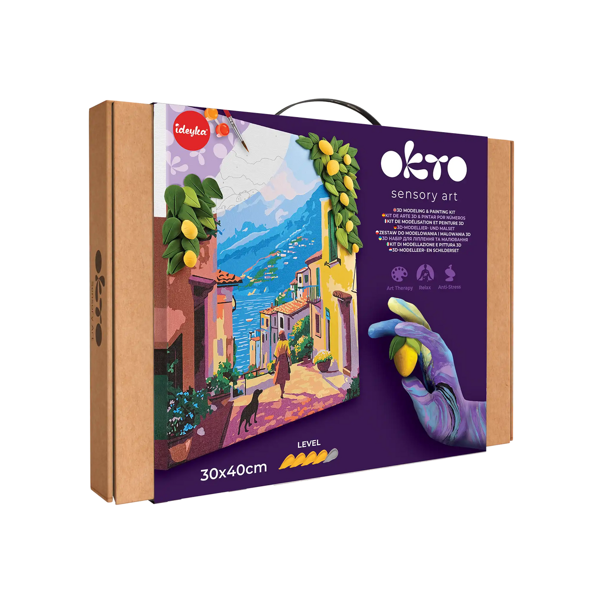 3D modeling+painting kit OKTO & Ideyka "Lemon weekend"