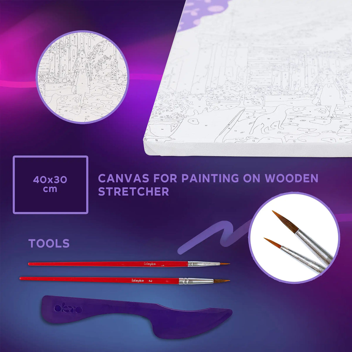 3D modeling+painting kit OKTO & Ideyka "Lemon weekend"
